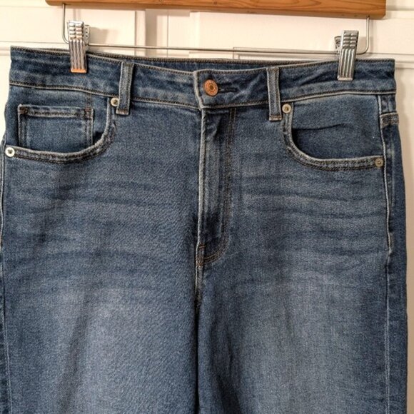 American Eagle Outfitters Blue Distressed Jeans Size 8 - Picture 2 of 7